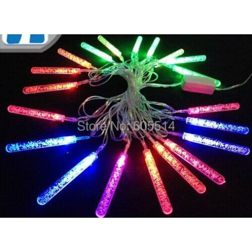 [Seven Neon]Free shipping 110V/220V water column shape 4M 20leds party/Christmas/decoration/holiday led string light