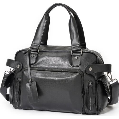 Fashion Male Bag Europe Retro Handbag Shoulder Bag Leather Boy Big School Messenger Bags High Quality Mens Travel Crossbody Bag