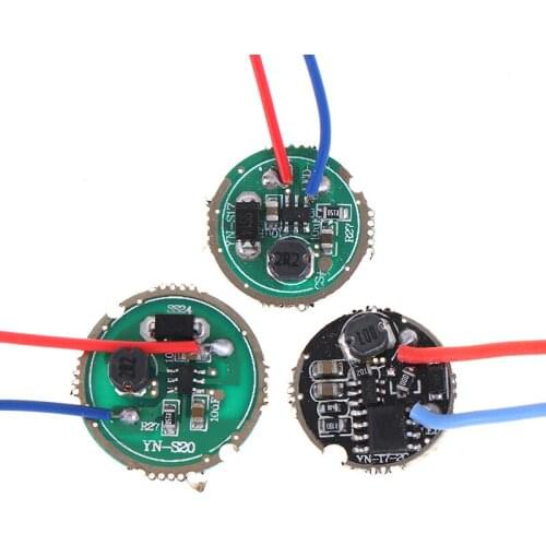 3W LED Driver 17mm/20mm DC3.7V 1 Mode 5 Mode LED Flashlight Driver 1pcs