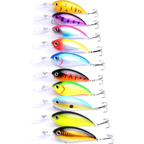 YUZI 100pcs crankbaits fishing lures bass wobbler pike carp trout perch catfish peche fishing baits pesca fishing tackles