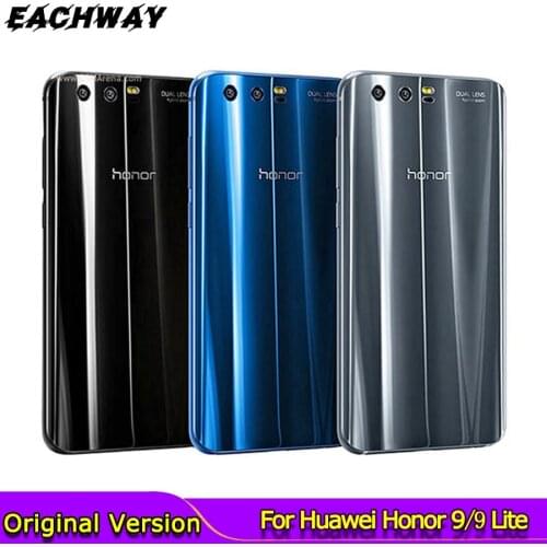 For Huawei Honor 9 Back Glass Battery Cover Rear Door Housing Case Panel Replacement Parts Huawei Honor 9 Lite Back Glass Cover