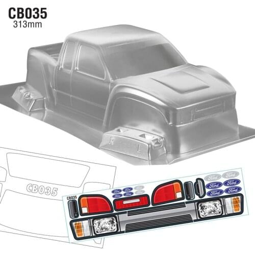 1/10 Rc Cars Clear Crawler Body 313mm For Radio Control Toys TRX-4 SCX10 Ford Off Road 4x4 Electric Climbing Car Shell