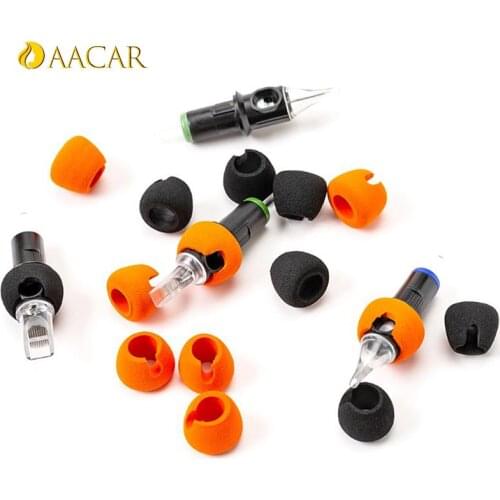 20pcs/Box Tattoo Grip Cover Memory Foam Finger Cover Grip for Hawk Style Tattoo Cartridge Needles