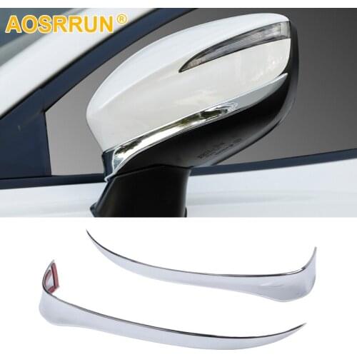 Car-styling ABS Rearview mirror decoration Car Accessories For Mazda CX-3 CX3 2016 2017 2018