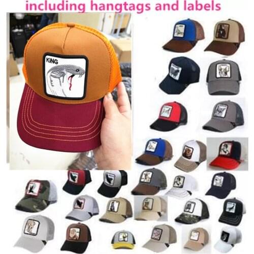 Goorin wolf New Baseball Cap Animal Embroidery Anime Cute Embroidery Summer Mesh Mens Ms. Outdoor Sunshade Truck Driver hats-b