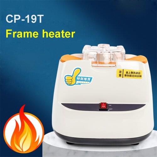 CP-19T Frame Warmer Glasses Frame Heater Optical Glasses Frame Processing Equipment Ceramic Heating Machine 220/110v 550w 1.8m/s