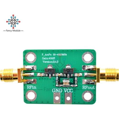 Diymore RF Amplifier 30-4000MHz 40dB Gain RF Broadband Amplifier Module for FM HF VHF/UHF