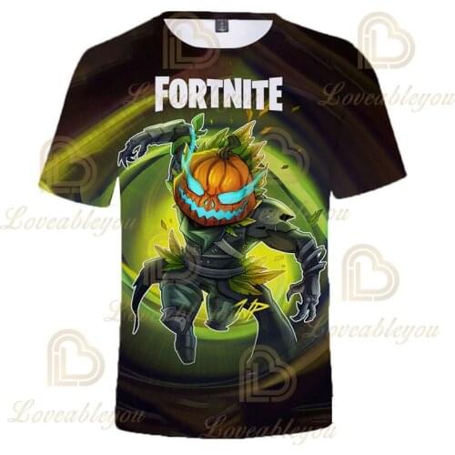 T Shirt Game Figure Printed T Shirt Kids Teens Summer Battle Royale Short Sleeve Boys Girls Fortnite TShirt