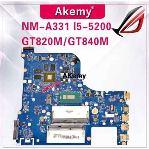 G70-80 motherboard For Lenovo G70-70 B70-80 Z70-80 motherboard I5-5200U AILG NM-A331 with GT840M/GT820M Test 100% original