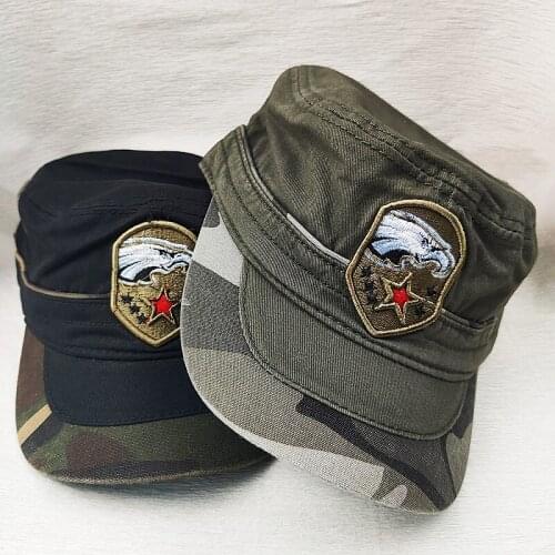 New Unique Camping Army Cap Air Force Eagle Training Outdoor Sport Retro Hiking Comfortable Cotton Hat Men Women Unisex 0001