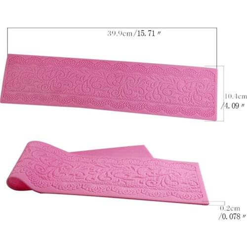 Lace Silicone Mats Surafcraft Texture Lace Mold Flower For Fondant Embosser Accessories Sugar Paste Cake Decorating Tool