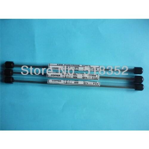 0.15mmx200mm Single Hole Brass Electrode Tube for EDM Drilling Machines