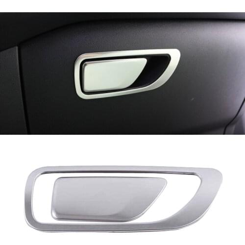 LHD! for Ford Kuga Escape 2020 2021 Interior Accessories Stainless Steel Glove Box Handle Cover Trim 2pcs Car Styling