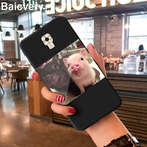 Soft Silicone Printed Cell Phone Case Cover for Highscreen Power Five Max 5 max Back Cover Cute Cartoon Piggy Case