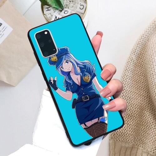 For Samsung Galaxy Juvia Police Soft TPU Black Border Samsung Galaxy Case