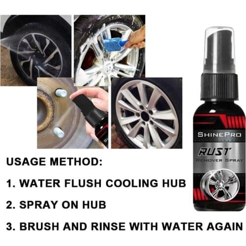 N84F 30ml Car Wheel Hub Rust Stain Remover Spray Refurbishment Repair Derusting Spray