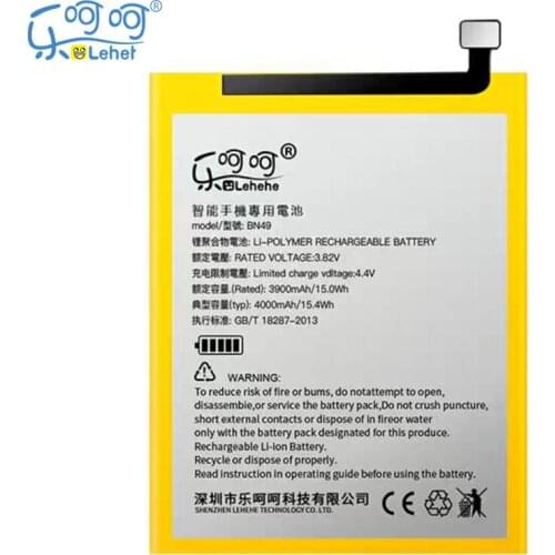 New Original LEHEHE BN49 Battery for Xiaomi Redmi 7A 4000mAh Smartphone Replacement Bateria with Tools Gifts