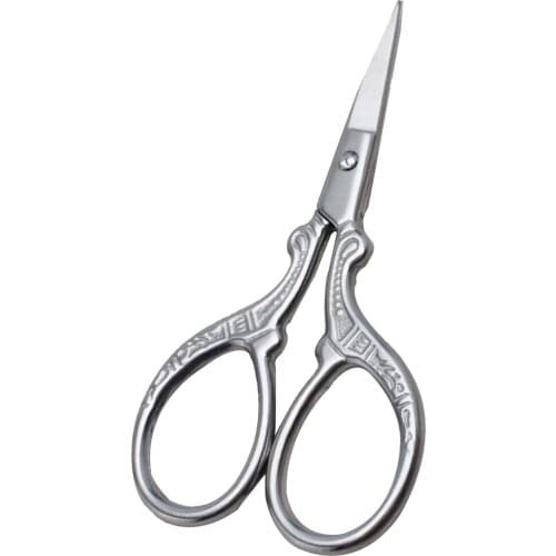 Straight Facial Nose Hair Scissor For Women Men - Moustache Beard Bangs Trimming Shear for Eyebrows/Eyelashes/Ear Hair