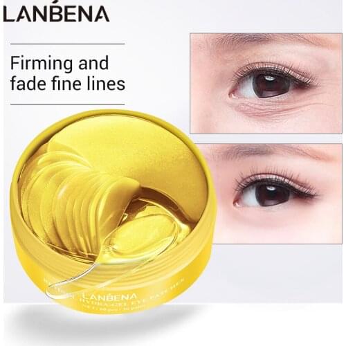 LANBENA Retinol Hydra-gel Eye Patches Anti-Aging Pore Reducer Fade Fine Lines Bags Collagen Eye Mask Smooths Skin Care Cosmetics