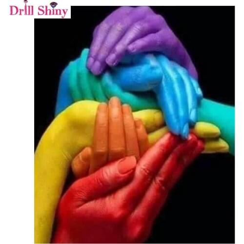 Hands Needlework 5D Diy Diamond Painting for Lucky Home decor Full Square cross stitch Crystal Drill Sets Wall Sticker Arts gift