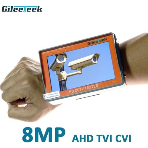 IV5 5 inch 8MP CCTV Camera Tester AHD Tester monitor TVI CVI CVBS portable CCTV tester Monitor Support UTP PTZ tester cameras