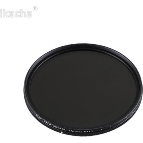 Slim Adjustable Neutral Density ND2-400 Filter for Canon Nikon Camera Lens 49/52/55/58/62/67/72/77/82mm