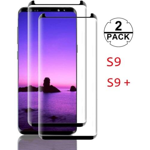 Tempered Glass Screen Protector For Samsung Galaxy S9 Plus / S9+ S9 plus SM-G965 G965F Note 9 Full Cover Protective Glass