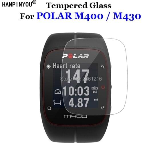 For POLAR M400 / M430 Tempered Glass 9H 2.5D Premium Screen Protector Film For POLAR M400 M430 GPS Sport Smart Watch