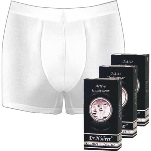Dr N Silver FOR MAN BOXER With Silver Particless, Anti bacterial, Anti-fungal, Healthy, 85 of Cotton, Comfortable, Underwear