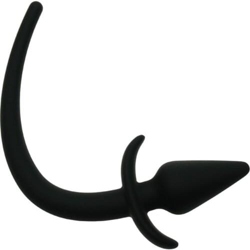 Dog Tail Anal Plug Adult Games Silicone Anal Pleasure Bead Butt Plug Stimulator Sex Products Flirt Toys Prostate Massage ST709