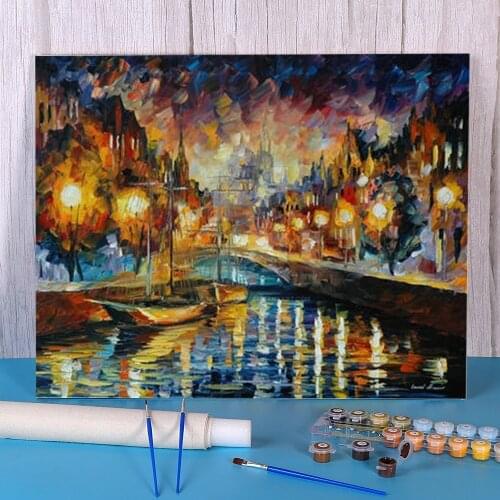 Endless Motion DIY Paint By Numbers Set Oil Paints 50*70 Painting On Canvas Home Decor For Kids For Drawing Handicraft