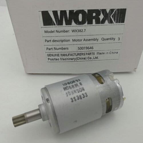 Free shipping original worx wx382 hammer drill motor part 50019646
