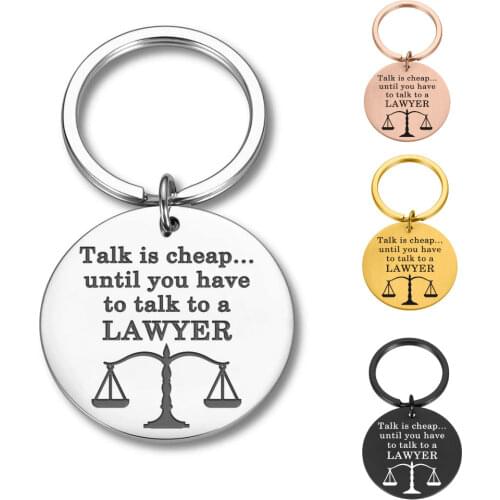 Funny Lawyer Keychain New Lawyer Gift Attorney Gift Law School Graduation Gift Law Student Gift Birthday Gifts Key Chain