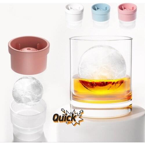 Household Round Ice Ball Mold Can Be Superimposed Bar Whiskey Ice Maker Tray DIY Model PET Plastic Ice Mold