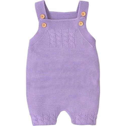Baby Rompers Knitted Clothes Newborn Baby Girl Boy Spring Summer Jumpsuits Toddler Playsuit One Piece Infant Kids Outfit Costume