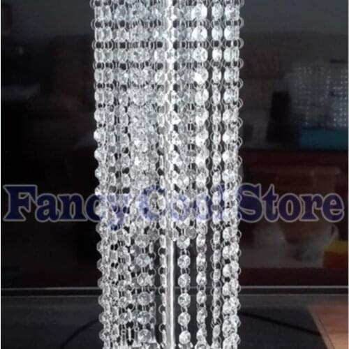 56cm(H) Table centerpiece chandelier flower stand crystal pillar wedding decoration