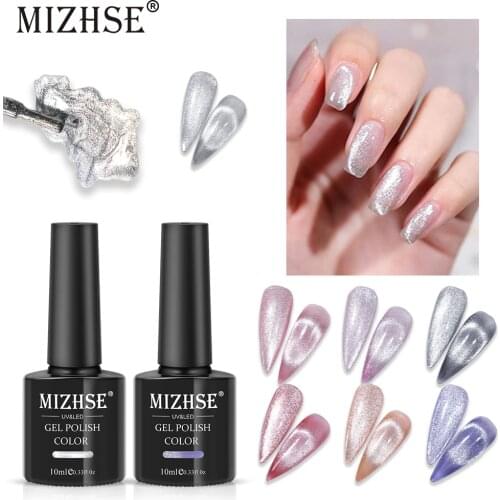 MIZHSE 10ml Smoothie Wide Cat Eye Gel Polish Primer High Quality Gel Laser Varnish New Arrival Cat Eye Gel Nail Art Design