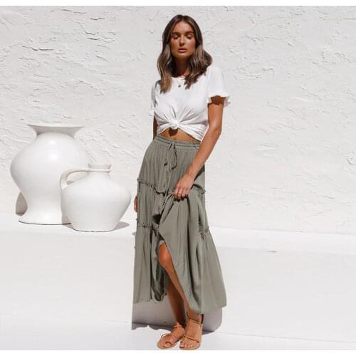 Huanzhou Women's Pleated Skirts