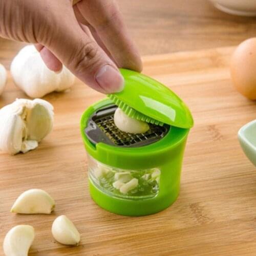 Kitchen Vegetable Tools Mini Garlic Press Presser Onion Chopper Garlic Mincer Slicer Dicer Grater