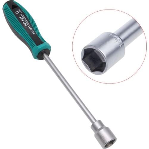 Metal Socket Driver Wrench Screwdriver Hex Nut Key Nutdriver Hand Tool 8mm