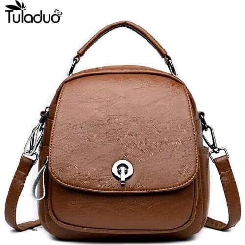 Fashion Women Backpack High Quality Youth Leather Leisure Backpacks for Teenage Girls Female School Casual Bag Bagpack Mochila