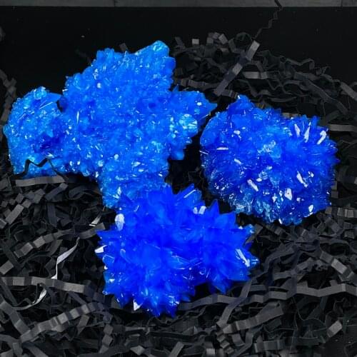 Natural Blue Alum Mineral Collection Geology Teaching Home Decor