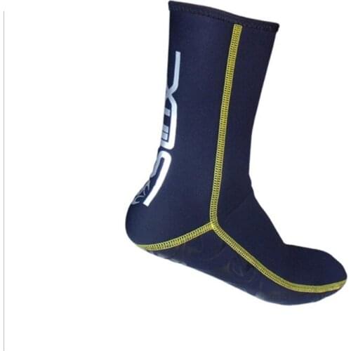 New Adult 3mm Neoprene Diving Socks Boots Shoes Anti Slip Beach Shoes Elastic Lightweight Warm Snorkeling Surfing Swimming Fins