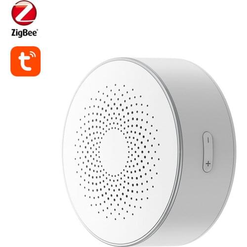 Nice Design Tuya Zigbee Siren Alarm Strobe Flash Horn With 100DB Big Sounds To Threaten thief Works With Tuya Zigbee Gateway