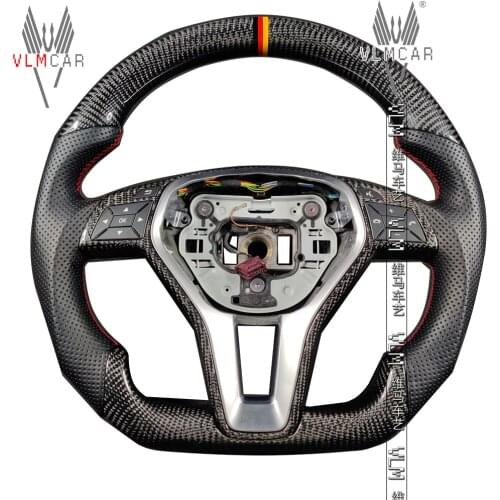 Private custom carbon fiber steering wheel for C-class W204 E-class W212