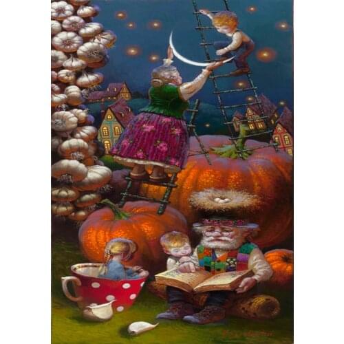 Modern Art Victor Nizovtsev Canvas Prints oil painting Kids Room Christmas Decorations Wall Picture best Christmas gift to-02