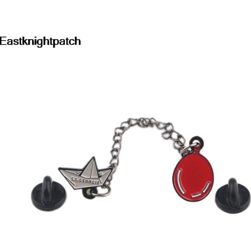 Ghost insignia Halloween For Women Men backpack hat clothes shoes diy decorate Brooches craft supply E0847