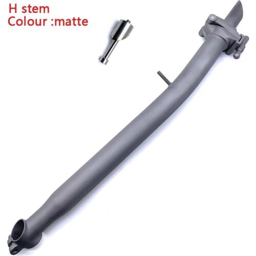 Titanium H Stem for Brompton Folding Bike Ti Folding Head Handle Handbar Style