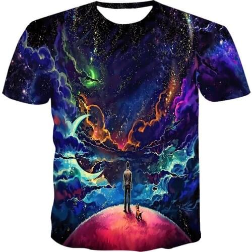 Street Graffiti 3D T-shirt Fashion Graffiti Theme Printing T-shirt Men/Women Loose Street Top Novelty Hip-pop Summer Top