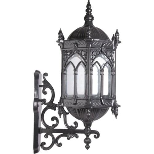 Outdoor Super Bright Wall Lamp Aisle European Style Garden Wall Lamp Waterproof Simple Retro Villa Balcony Corridor Wall Lamp